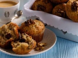 Muffins Maison aux Noix et Canneberges au Thermomix