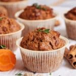 Muffins aux Carottes et Cannelle au Thermomix