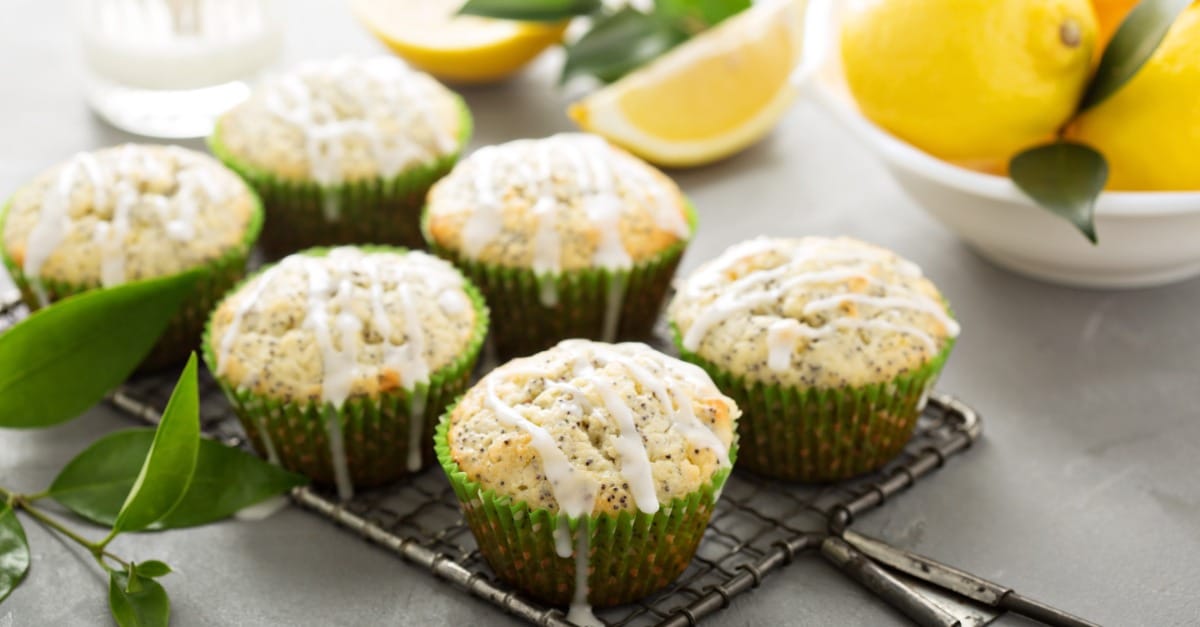 Muffins Glacés au Citron et Graines de Pavot au Thermomix